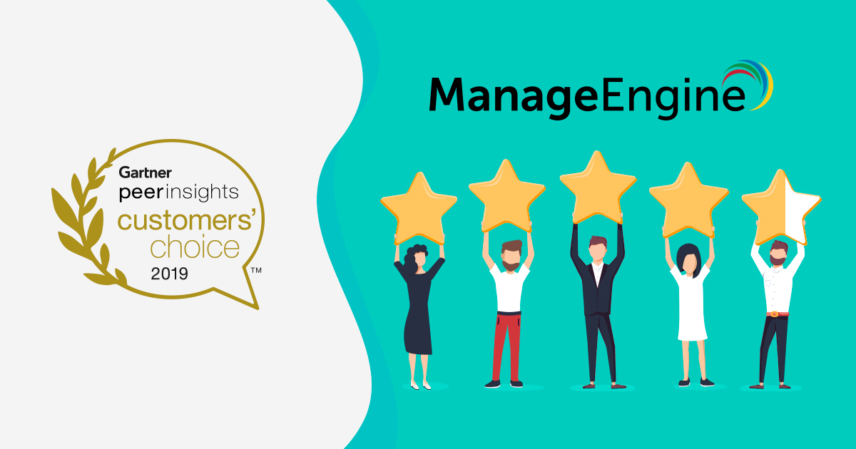 ManageEngine Recognized as an April 2019 Gartner Peer Insights Customers' Choice for SIEM