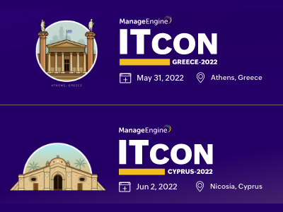 Τα σεμινάρια πληροφορικής ITCON της ManageEngine επιστρέφουν σε Ελλάδα και Κύπρο