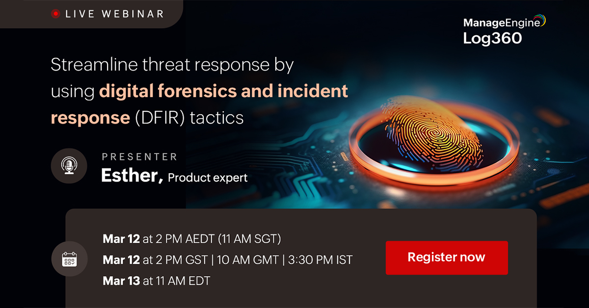 Streamline threat response by using digital forensics and incident response (DFIR) tactics