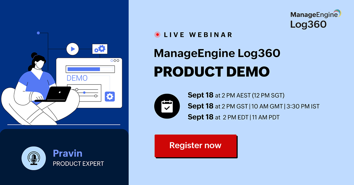 ManageEngine Log360 product demo