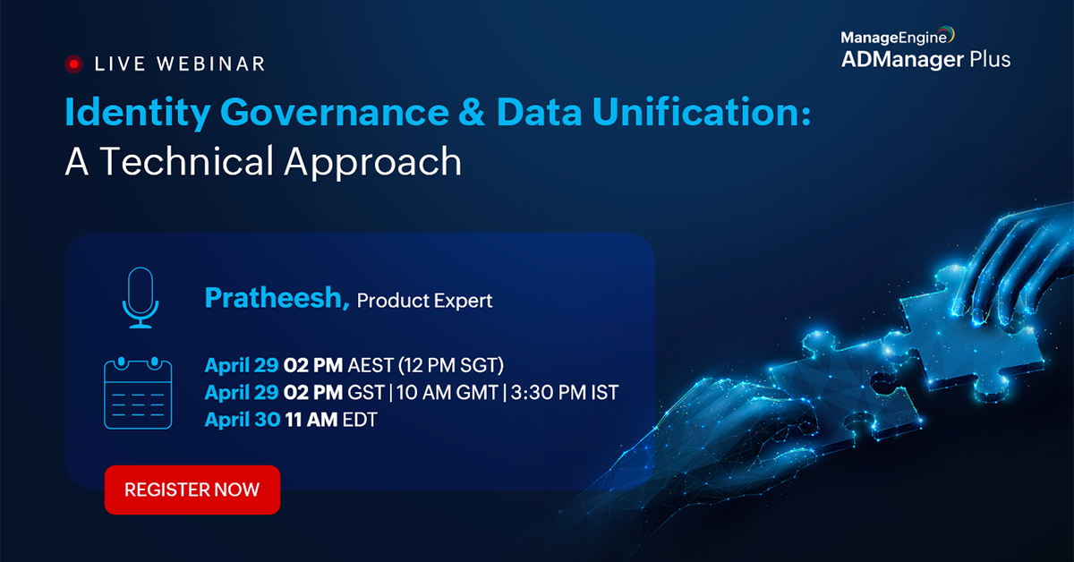 Identity Governance & Data Unification : A Technical Approach