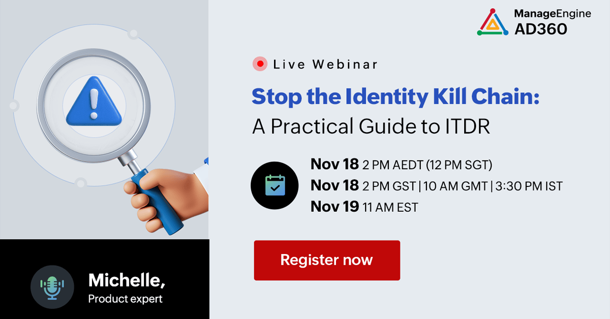 Stop the Identity Kill Chain: A Practical Guide to ITDR